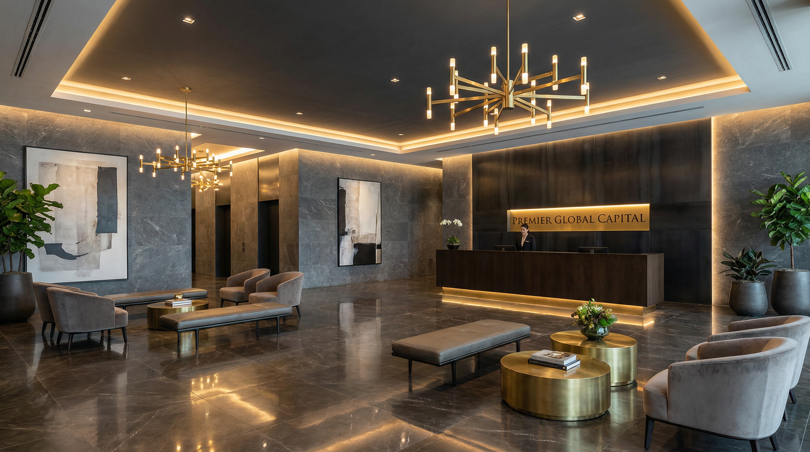 Luxury commercial interior